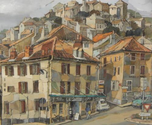 Sonia Robinson (b.1927). Hilltop village Cordes