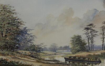 P Halton. Canal boat