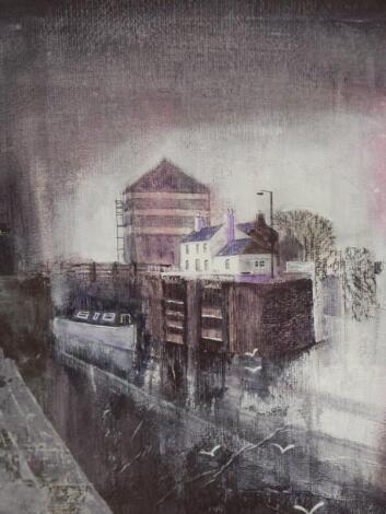 Richard Whyley. Canal scene