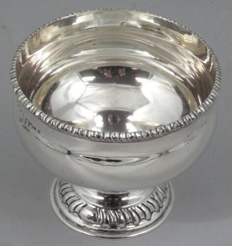 A George VI silver footed bowl