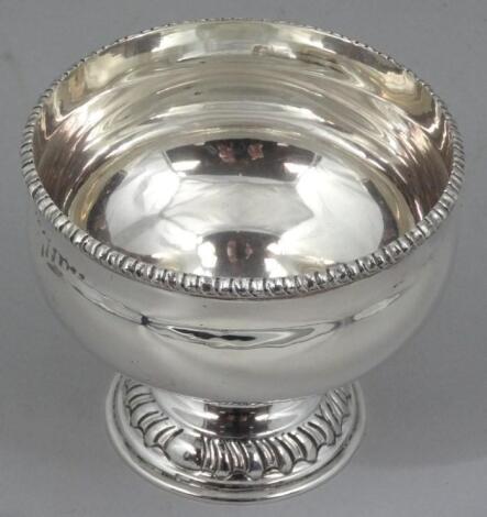 A George VI silver footed bowl