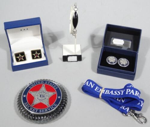 Various United States Secret Service collectables