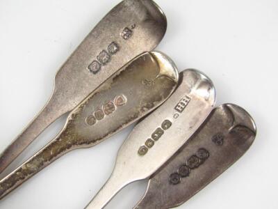 Various silver white metal teaspoons - 3