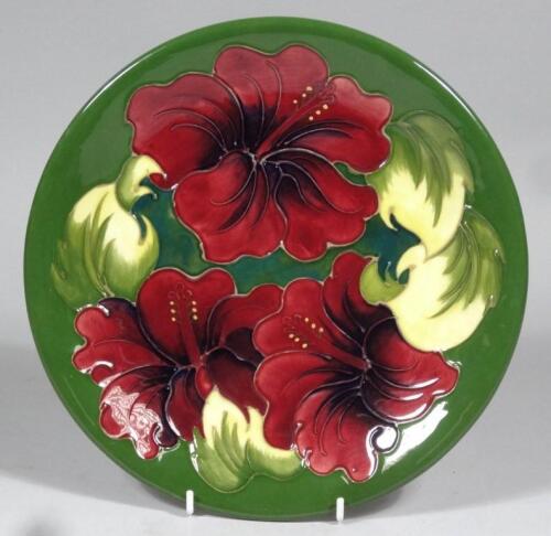 A 20thC Moorcroft plate