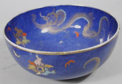 A Carlton ware Bleu Royale bowl - 2