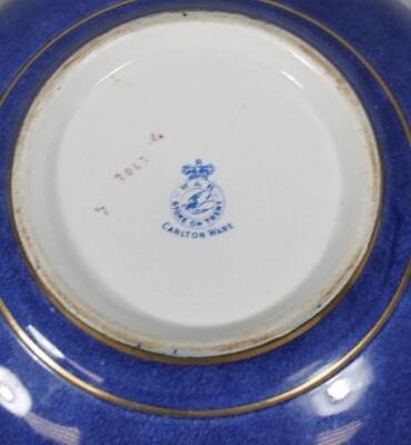 A Carlton ware Bleu Royale bowl - 3