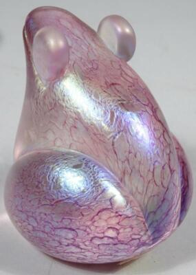 A John Ditchfield Glasform frog figure - 2