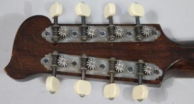 An early 20thC wooden cased banjo - 4