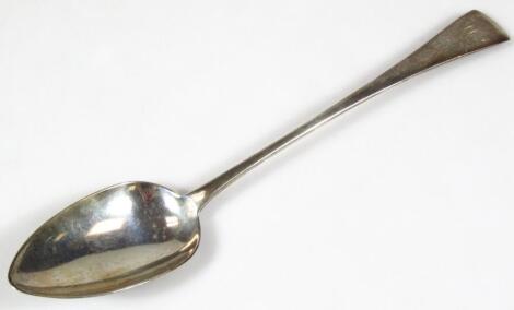 A George III silver tablespoon