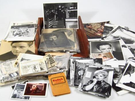 A quantity of various black and white photographs