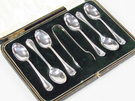 A George V silver cutlery set