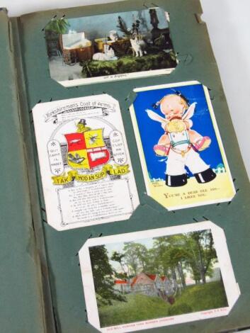 Various early 20thC and later postcards