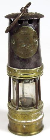 A mid 20thC miner's lamp