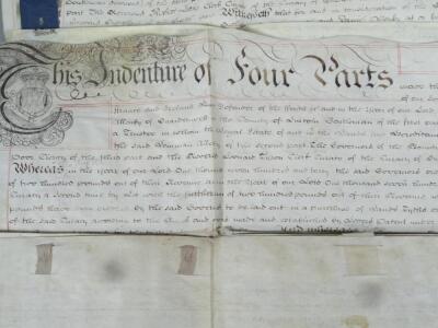 An 18thC indenture - 2