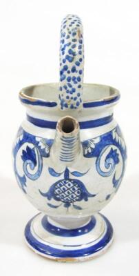 A small Italian Maiolica pottery apothecary jar - 2