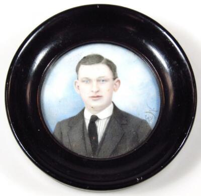 20thC English School. Portrait miniature