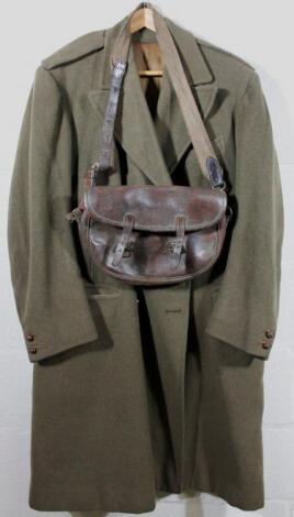 A green army overcoat