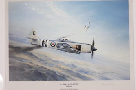 After Robert Taylor. Sea Fury-MIG Encounter print