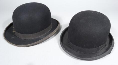 An early to mid 20thC Lincoln Bennett bowler hat