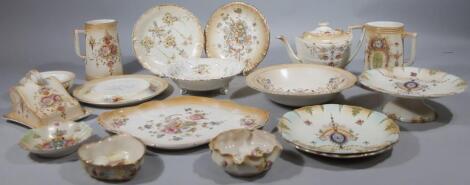 Various early 20thC SF & Co Crown Devon Fieldings and other similar style wares