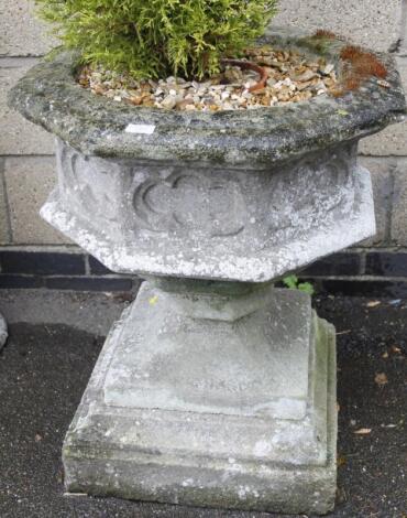 A stone font