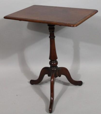 A Victorian mahogany snap top occasional table