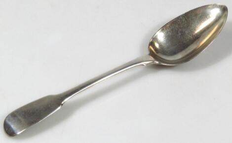 A George III silver tablespoon