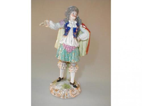 A Samson "Derby" figure of an 18thC nobleman