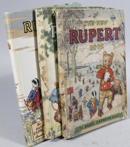 Various Daily Express Rupert annuals