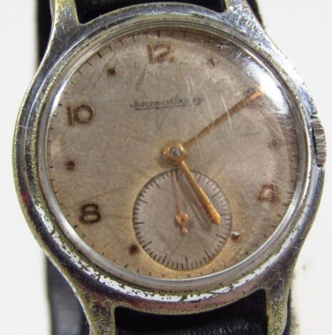 A mid 20thC gentleman's Jagear Le Coultre wristwatch