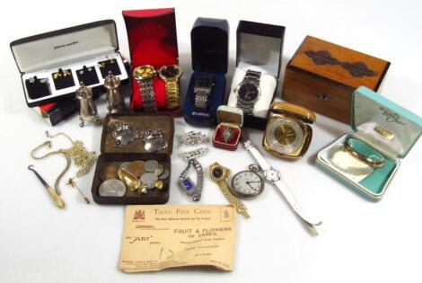 Various gentleman's wristwatches