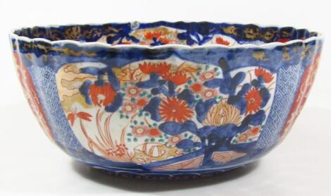 An early 19thC Imari punch bowl