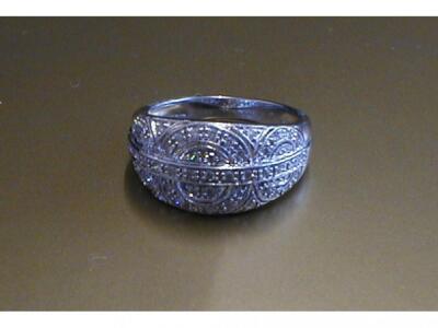 A 1920's style diamond set cocktail ring