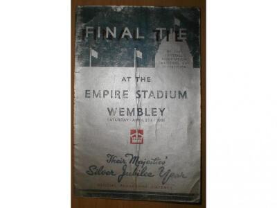 FA Cup Final 1935. West Bromwich Albion v Sheffield Wednesday. Official