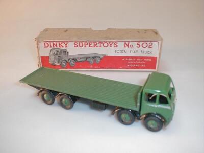 Dinky Supertoy, No 502 Foden flat truck, boxed