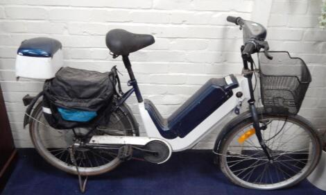 An electric bicycle