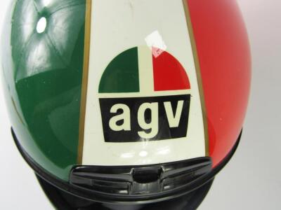 An AGV Agostini replica helmet - 2