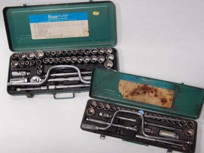 Two Kamasa socket sets.