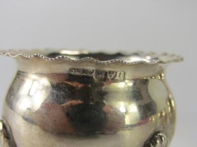 A set of four Edward VII silver salts - 2