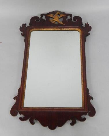 A George III mahogany pier glass