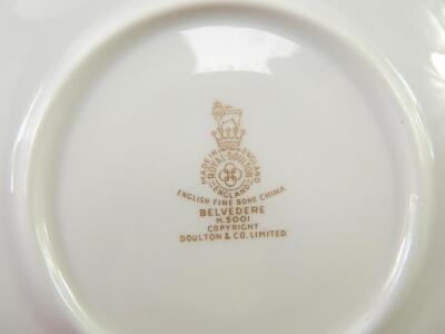 A Royal Doulton porcelain part dinner and tea service - 2