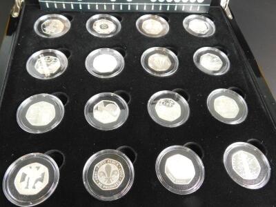 The UK 50p silver proof collection - 2