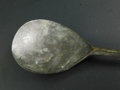 A 15thC latten spoon - 3