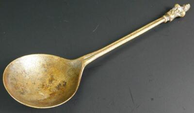 An early 17thC latten apostle spoon