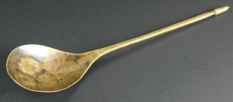 A 15thC latten spoon