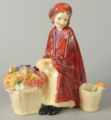 A Royal Doulton porcelain figure of Bonnie Lassie