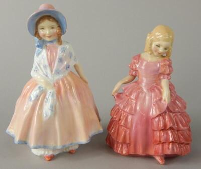 Two Royal Doulton ladies