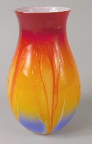 A late 20th/early 21stC Art Glass vase