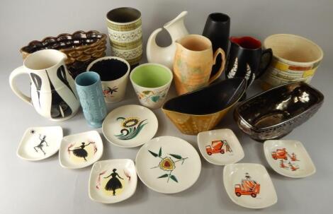 Various Studio and other pottery