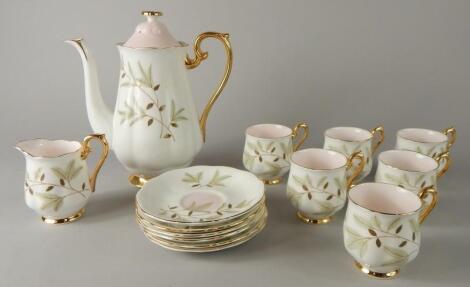 A Royal Albert Braemar pattern part coffee service